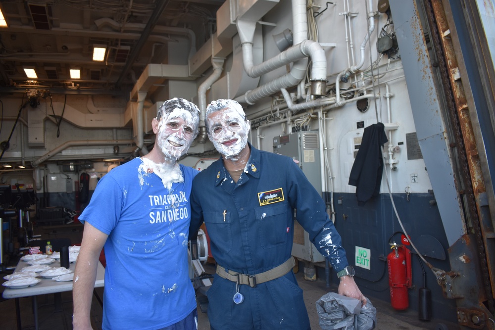 USS Shoup Chiefs Mess Annual Pie In the Face Fundraiser