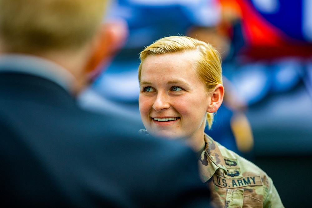 Nancy Pelosi Among Others Visits 82nd Airborne Division