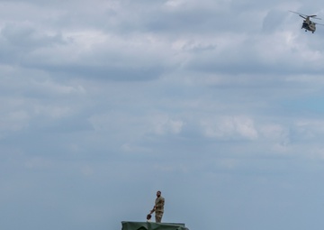 5th Quartermaster Theater Aerial Delivery Company conducts a CH-47 Chinook Airborne Operation