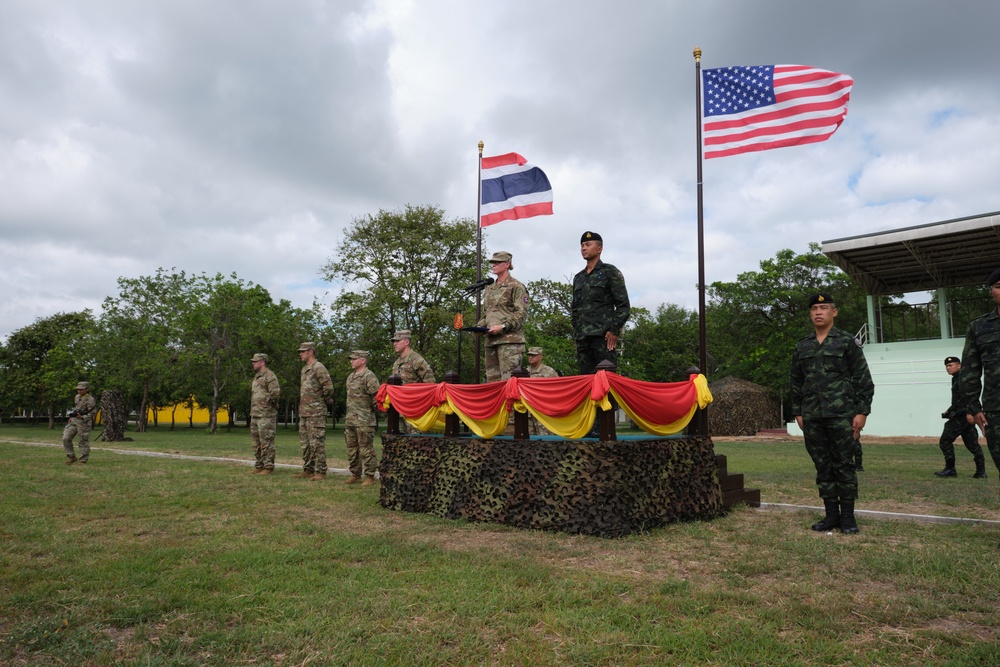 U.S. Army and Royal Thai Army conduct opening ceremony for Hanuman Guardian 2023