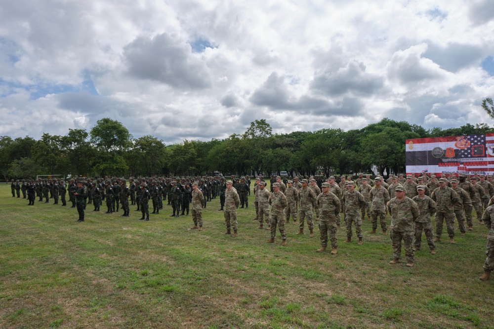 U.S. Army and Royal Thai Army conduct opening ceremony for Hanuman Guardian 2023
