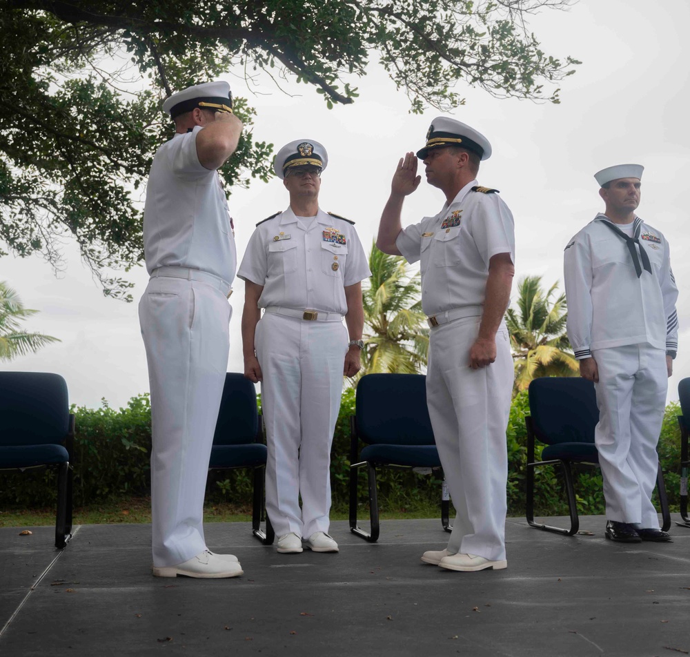 NSF Diego Garcia conducts change of command ceremony