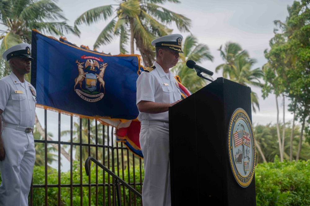 NSF Diego Garcia conducts change of command ceremony