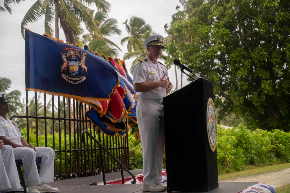 NSF Diego Garcia conducts change of command ceremony