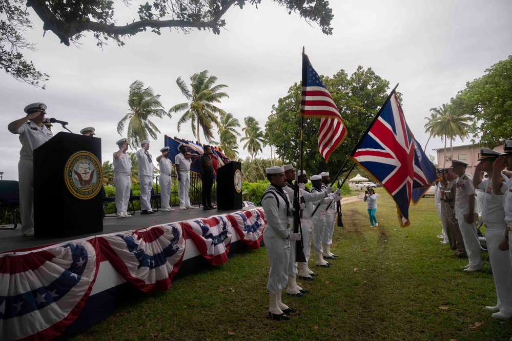 NSF Diego Garcia conducts change of command ceremony