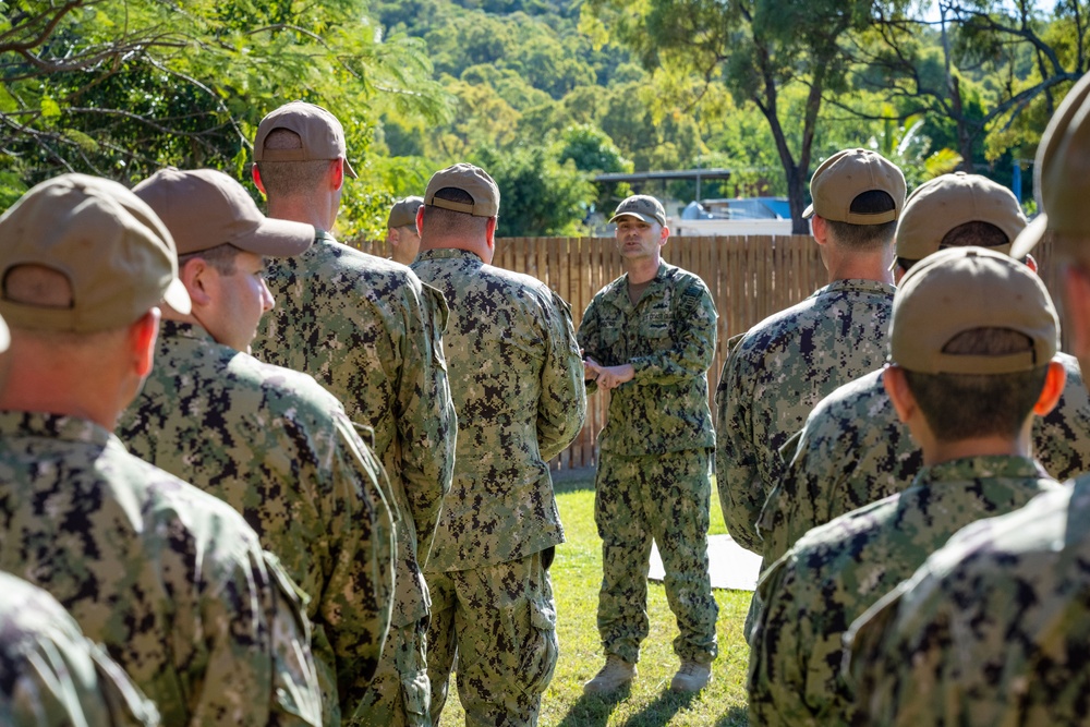 U.S. Coast Guard Port Security Unit 312 holds advancement ceremony