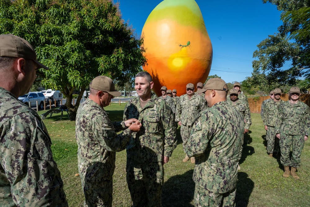 U.S. Coast Guard Port Security Unit 312 holds advancement ceremony