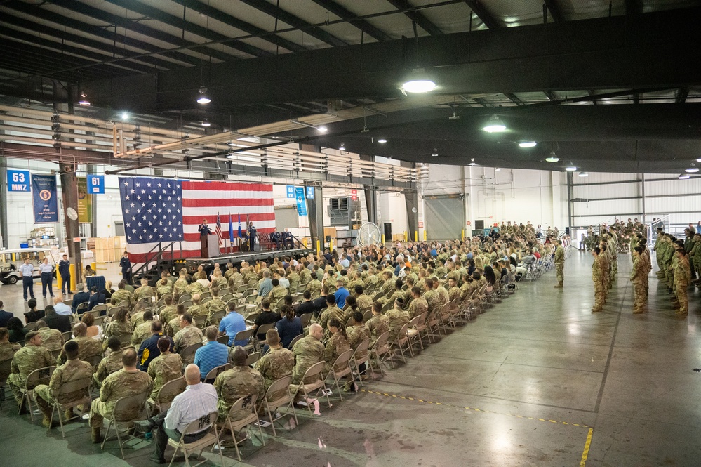 436th AW Change of Command