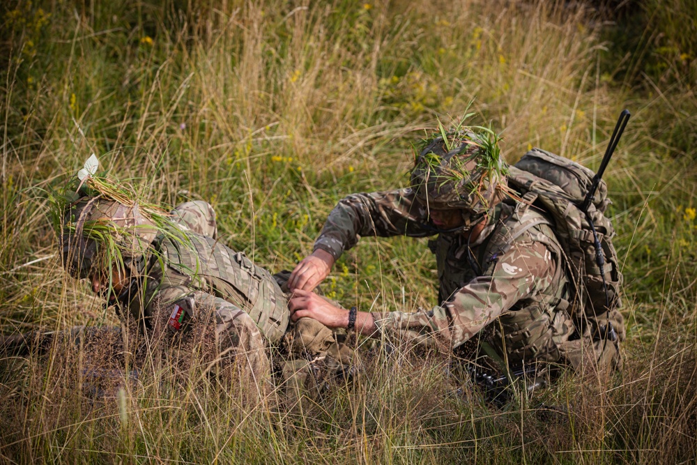 Royal Military Academy Sandhurst trains at Grafenwoehr