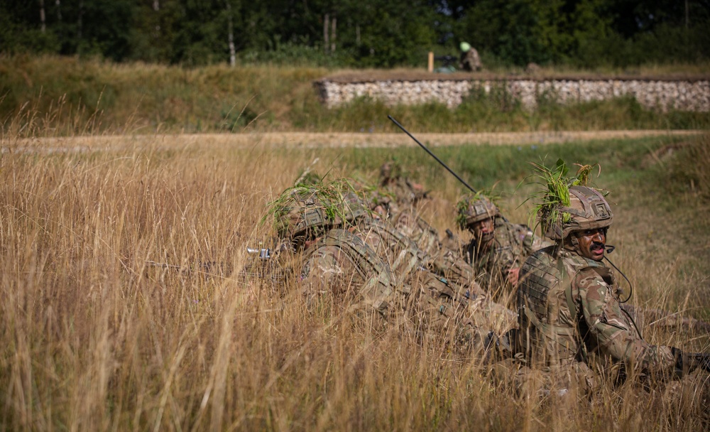 Royal Military Academy Sandhurst trains at Grafenwoehr