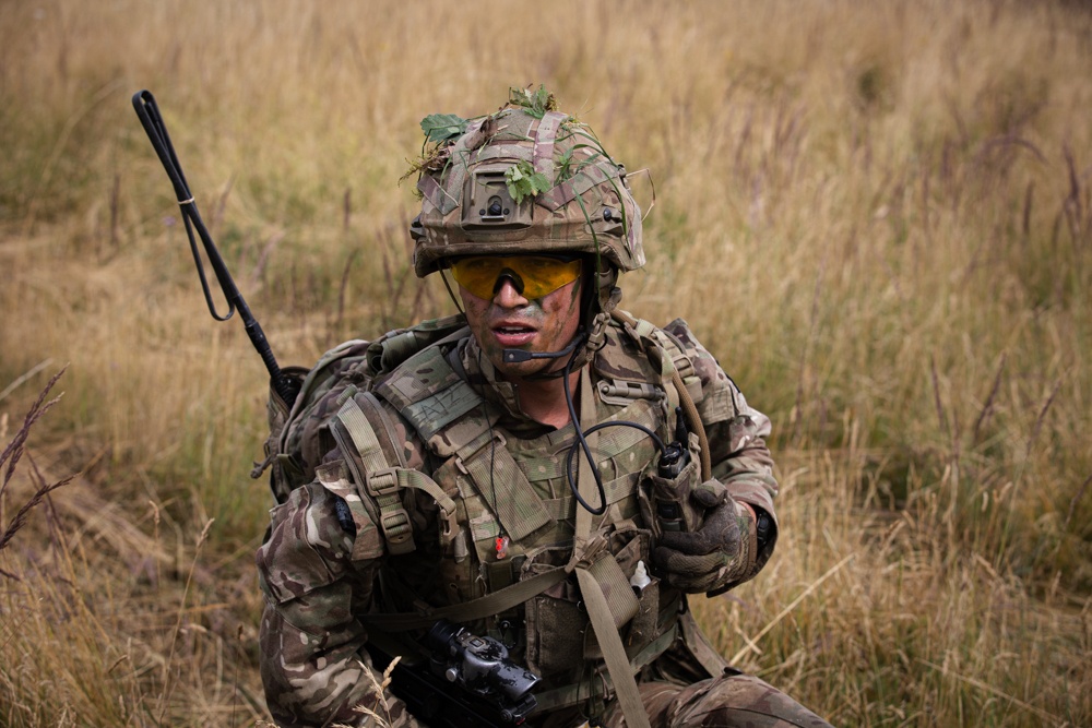 Royal Military Academy Sandhurst trains at Grafenwoehr