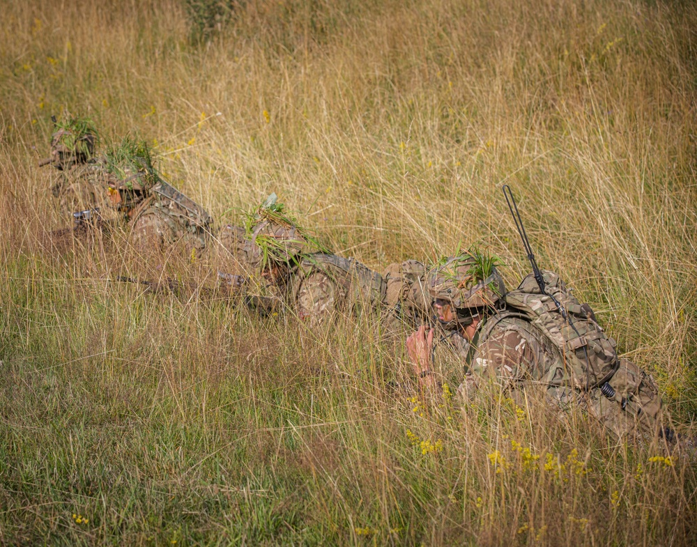 Royal Military Academy Sandhurst trains at Grafenwoehr