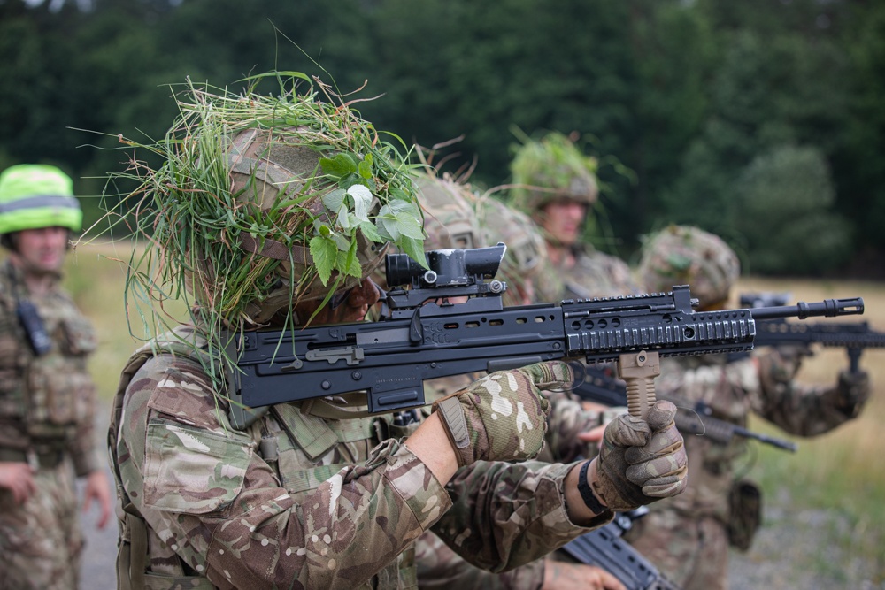 Royal Military Academy Sandhurst trains at Grafenwoehr