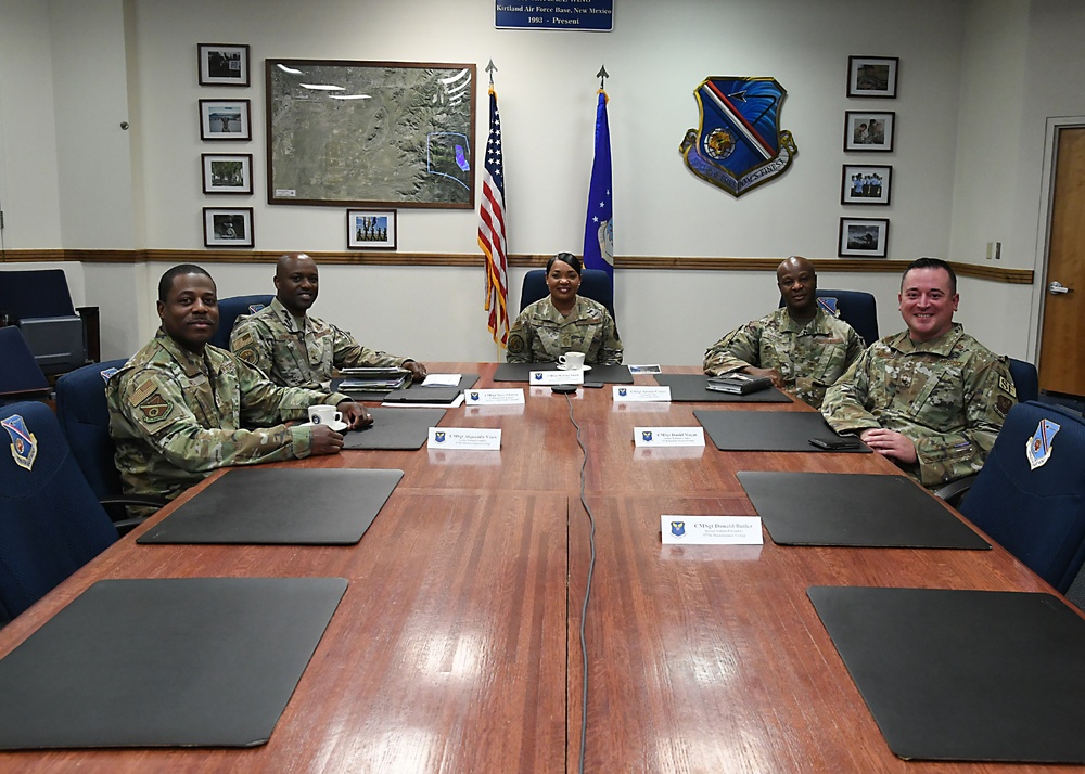 AFGSC Command Chief visits Team Kirtland