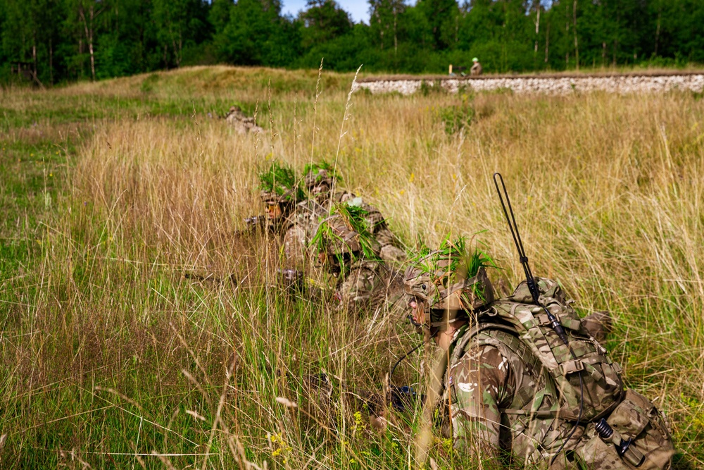 Royal Military Academy Sandhurst trains at Grafenwoehr