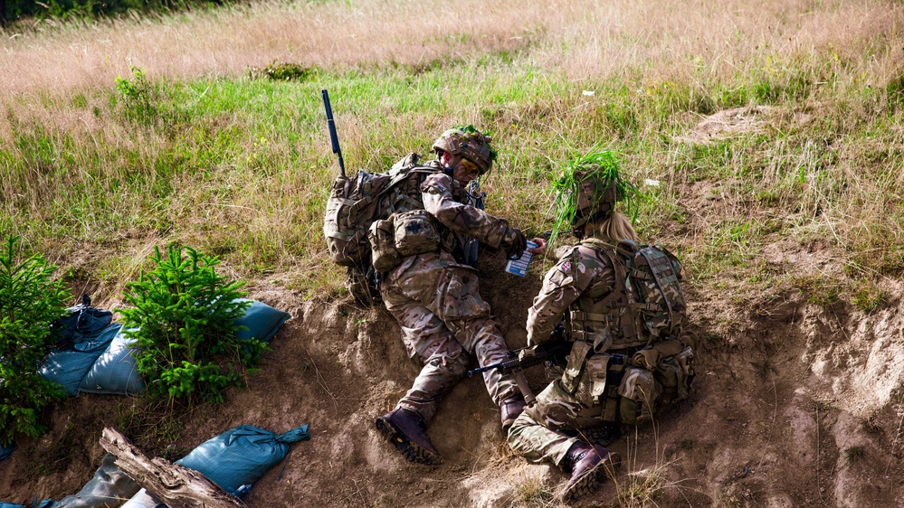 Royal Military Academy Sandhurst trains at Grafenwoehr