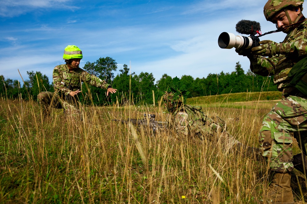 Royal Military Academy Sandhurst trains at Grafenwoehr