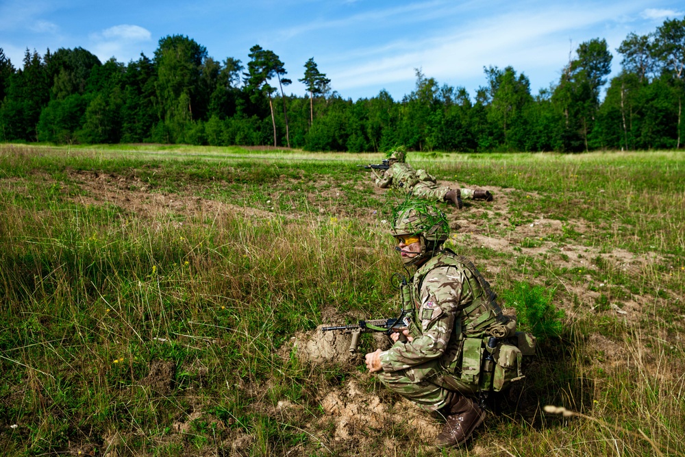 Royal Military Academy Sandhurst trains at Grafenwoehr