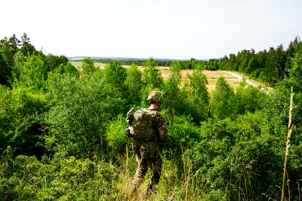 Royal Military Academy Sandhurst trains at Grafenwoehr