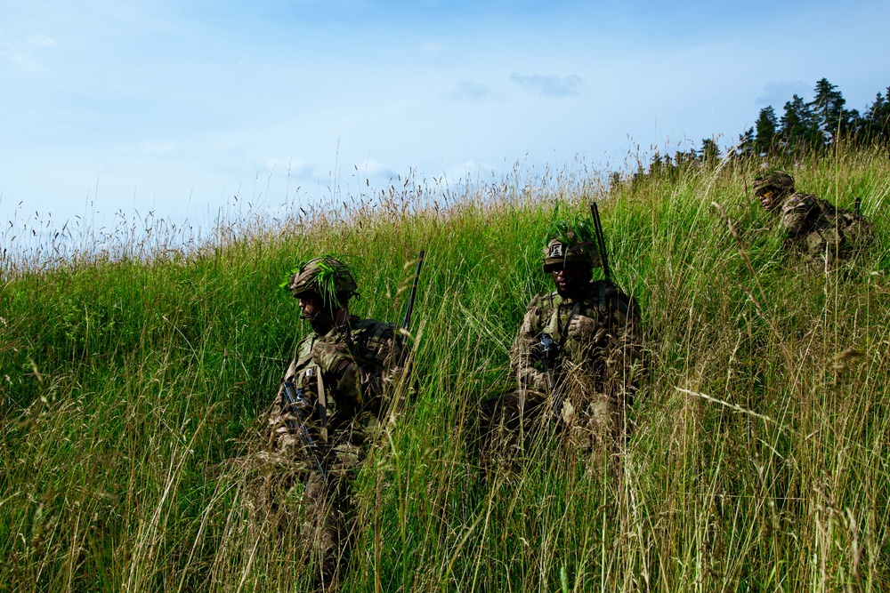 Royal Military Academy Sandhurst trains at Grafenwoehr