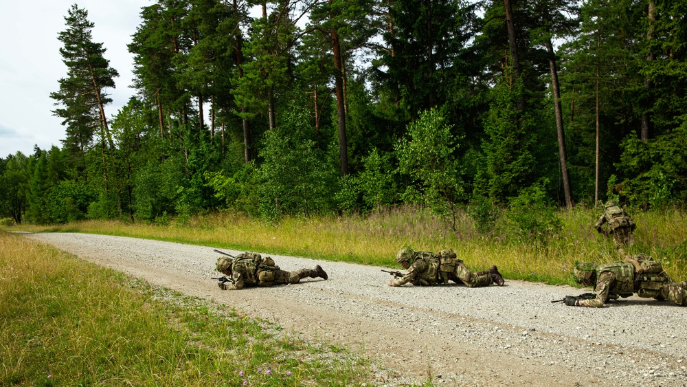 Royal Military Academy Sandhurst trains at Grafenwoehr