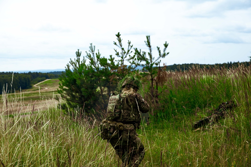 Royal Military Academy Sandhurst trains at Grafenwoehr