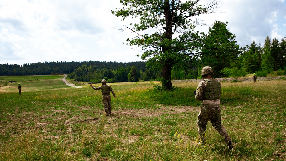 Royal Military Academy Sandhurst trains at Grafenwoehr
