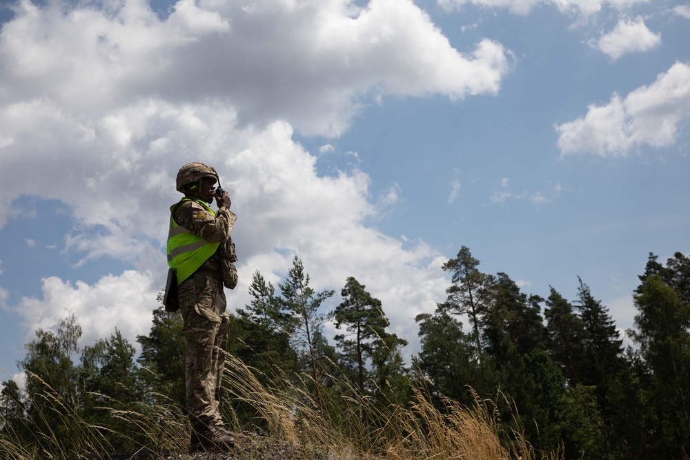 Royal Military Academy Sandhurst trains at Grafenwoehr