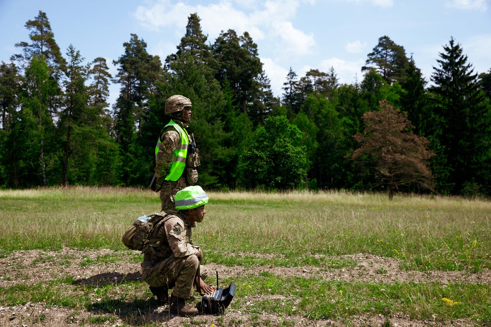Royal Military Academy Sandhurst trains at Grafenwoehr