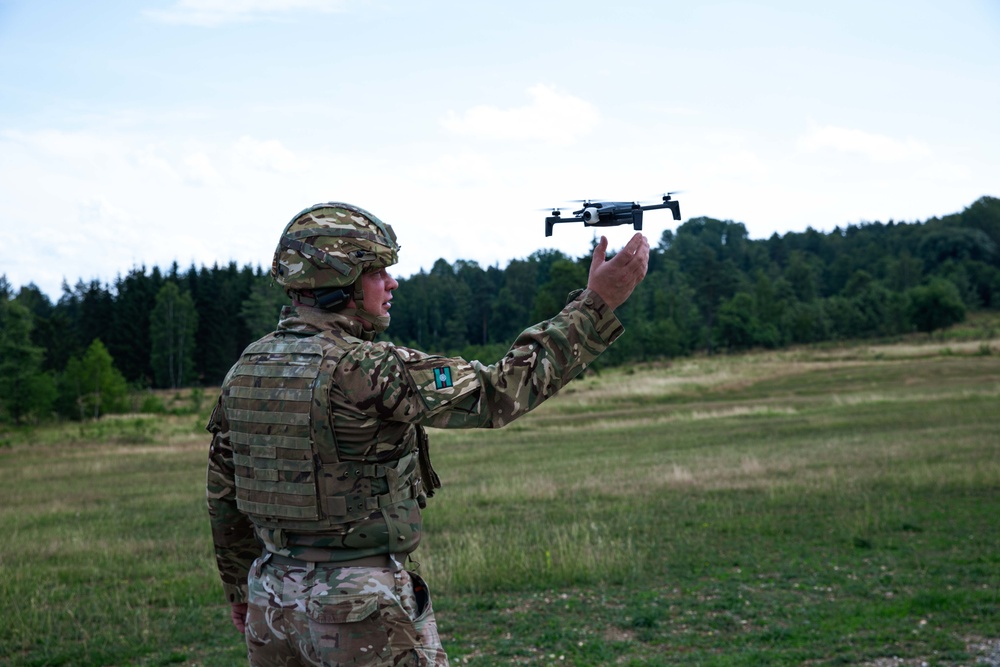 Royal Military Academy Sandhurst trains at Grafenwoehr