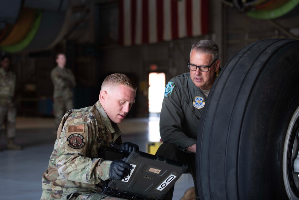 AMC commander, command chief visit the Gateway to the Pacific during MG23