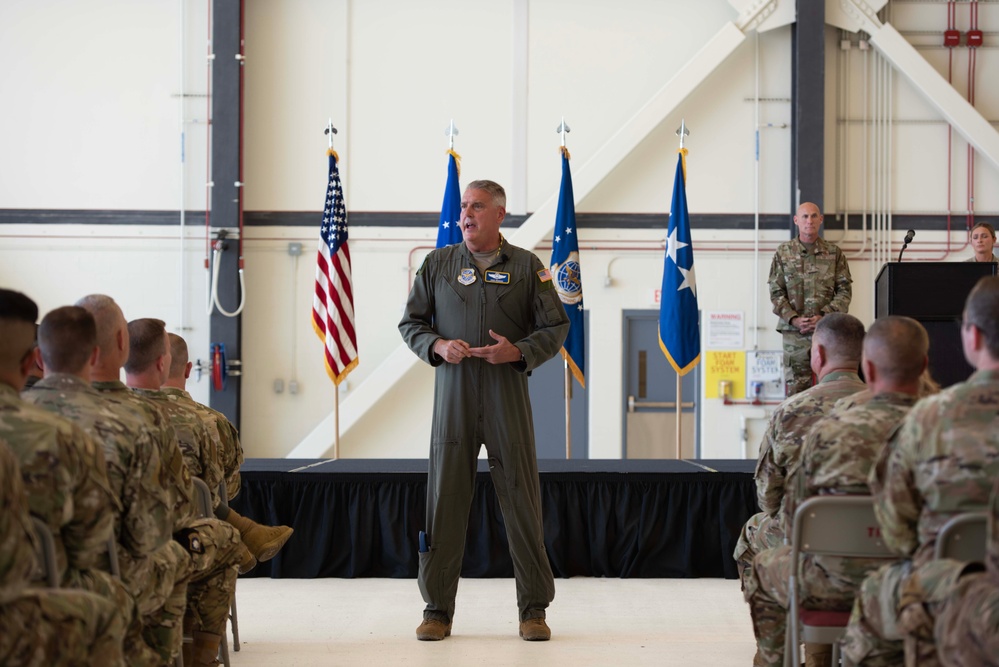 AMC commander, command chief visit the Gateway to the Pacific during MG23