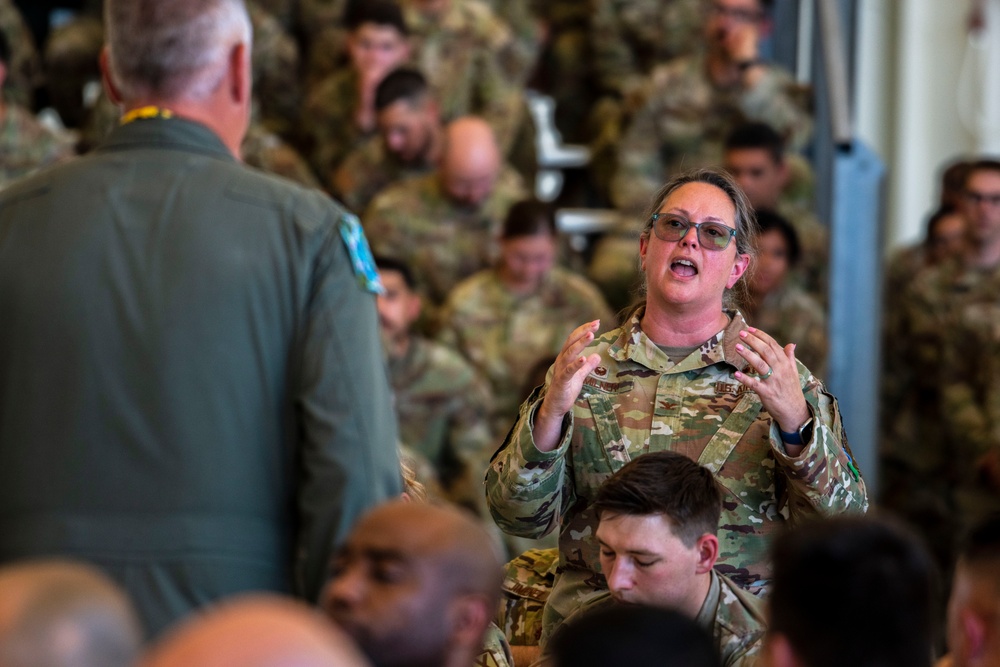 AMC commander, command chief visit the Gateway to the Pacific during MG23