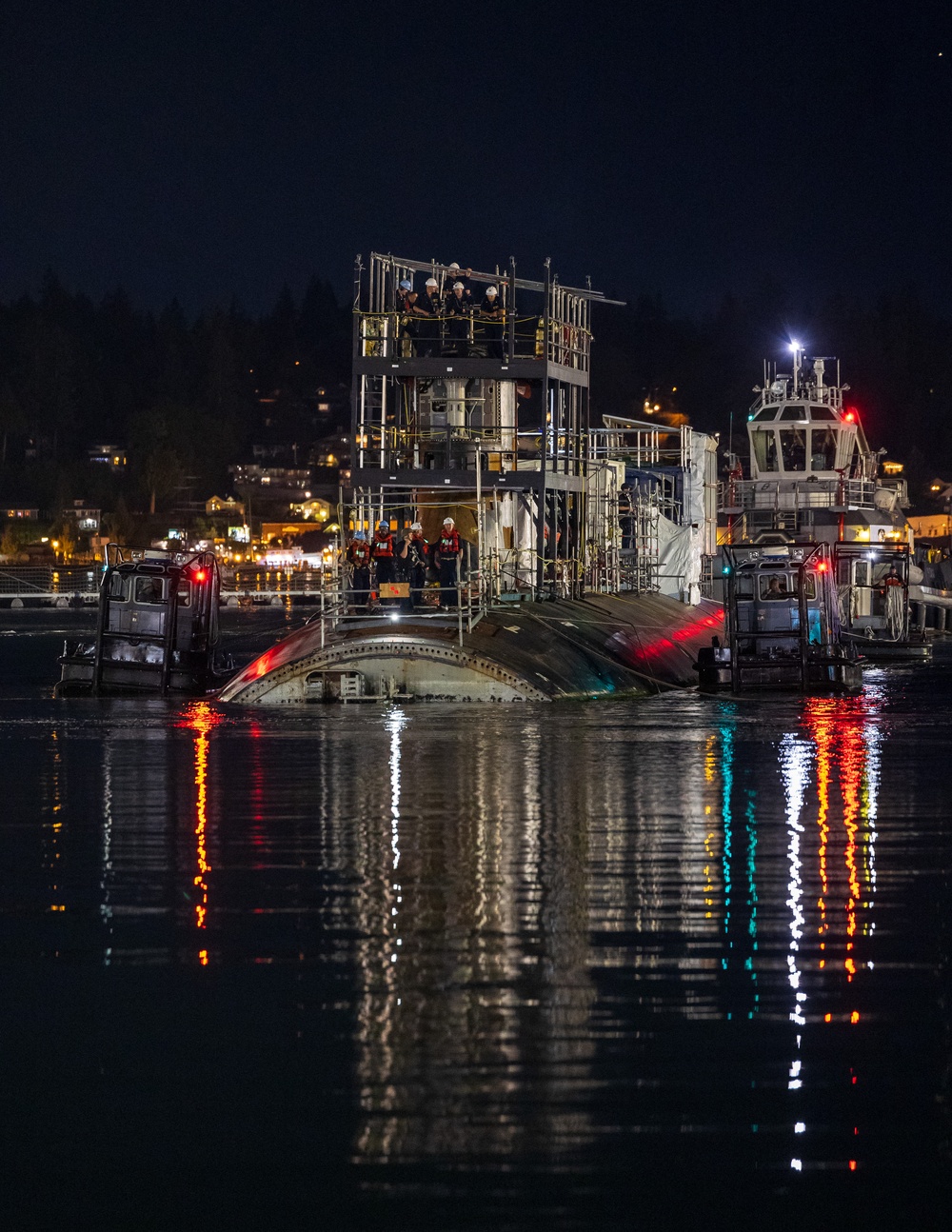 Structural Upgrades Complete on Dry Dock 5, USS Connecticut Docks for Availability