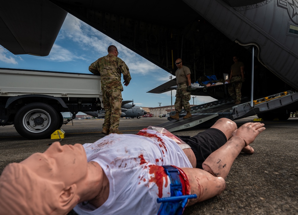 U.S. Airmen conduct medical triage mission during Mobility Guardian 2023