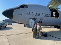 Crew Chief Dad Marshals Daughters First Flight
