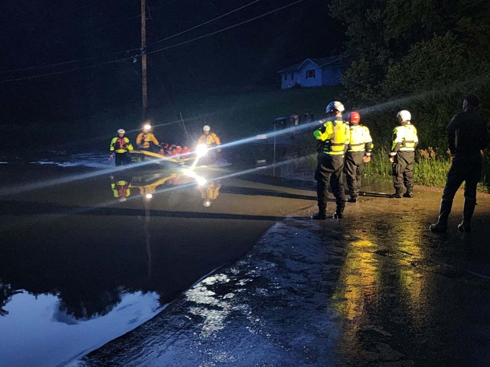 Vermont National Guard and Urban Search and Rescue Teams Assist in Flood Response Efforts