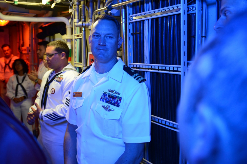 USS Constitution crew visits ITS Virginio Fasan