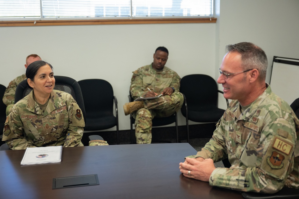 Chief Master Sgt. Gilda Alexander Joint Base San Antonio immersion tour