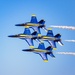 The U.S. Navy Flight Demonstration Squadron, the Blue Angels, perform at the Defenders of Liberty Air Show over Barksdale Air Force Base, LA.