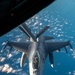 Mobility Guardian refuels USAF F-16 Fighting Falcons participating in PACAF Northern Edge