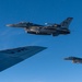 Mobility Guardian refuels USAF F-16 Fighting Falcons participating in PACAF Northern Edge