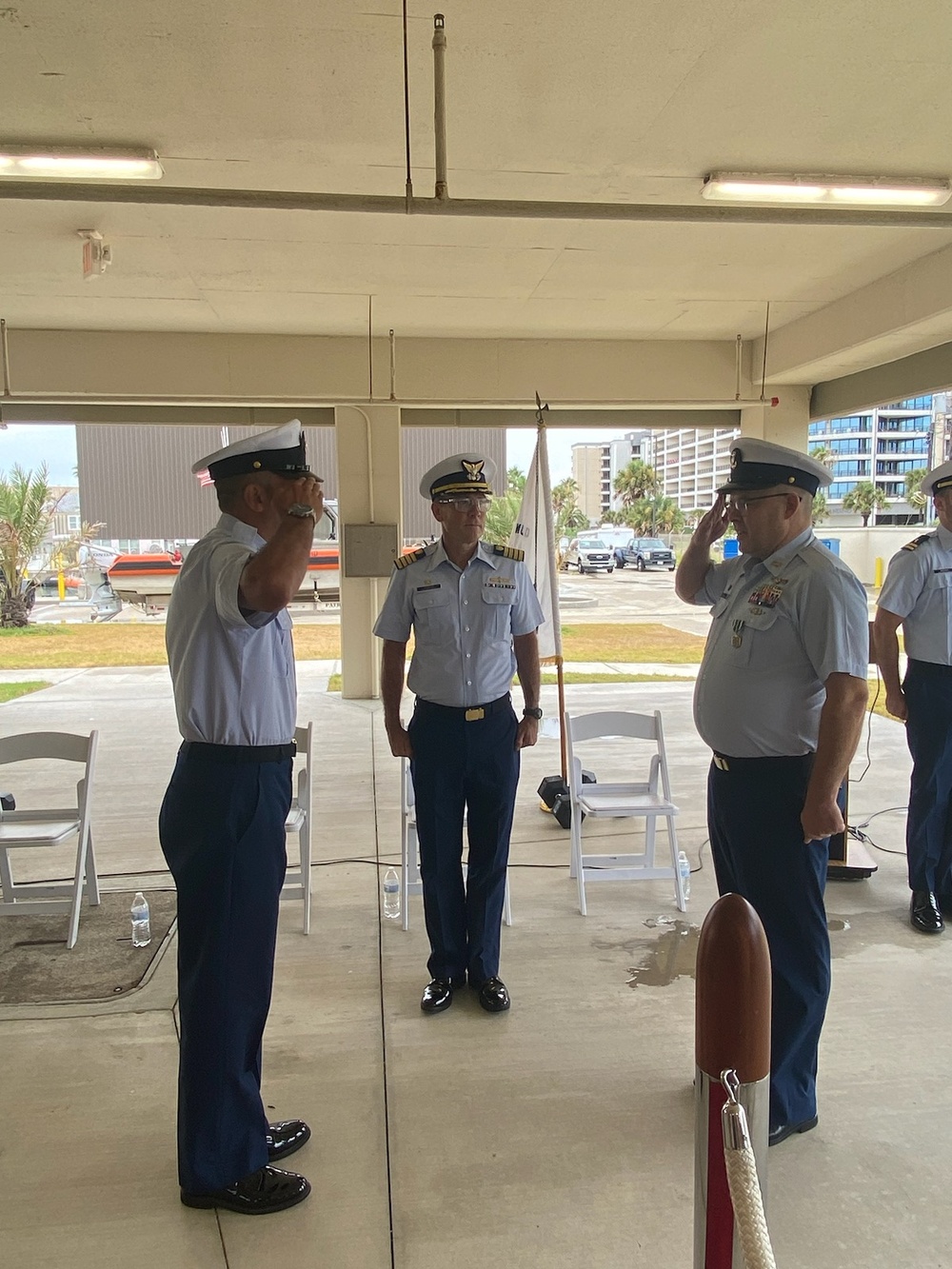 Coast Guard Station Port Aransas holds change-of-command ceremony