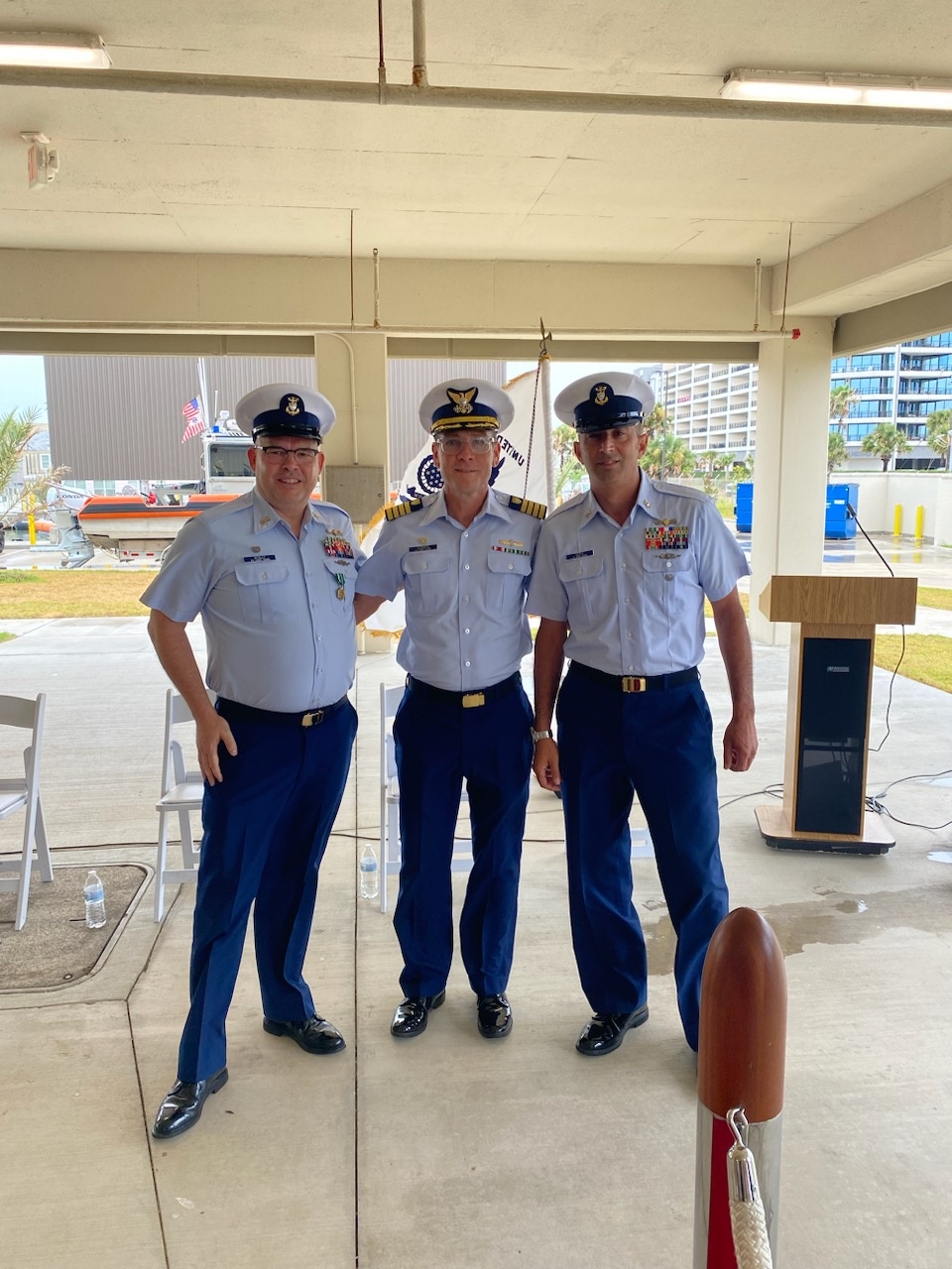 Coast Guard Station Port Aransas holds change-of-command ceremony