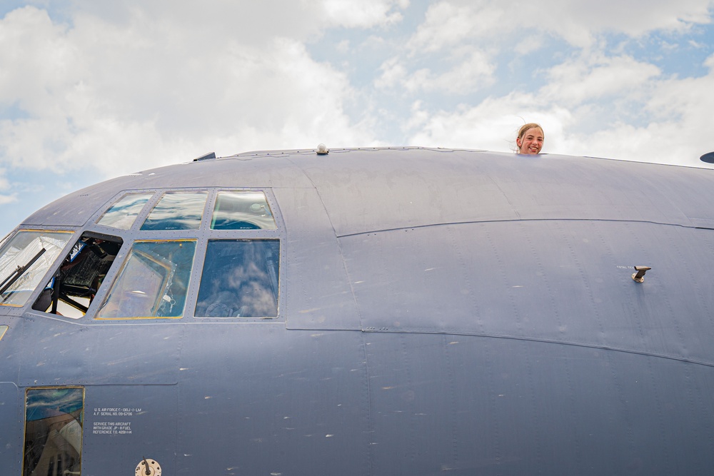 Big Brothers Big Sisters visit the 58th Special Operations Wing