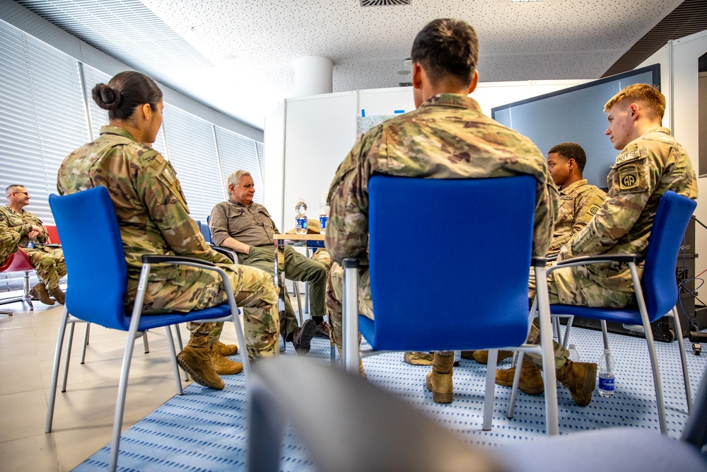 U.S. Senator Jack Reed Visits 82nd Airborne Division in Poland