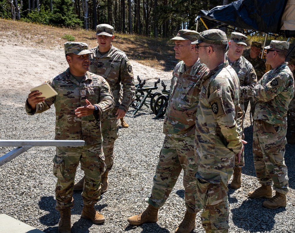 Oregon TAG Visits Joint Army, Air CERFP Exercise