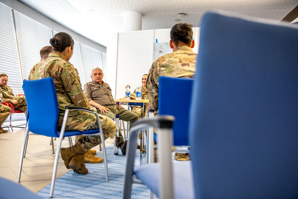 U.S. Senator Jack Reed Visits 82nd Airborne Division in Poland