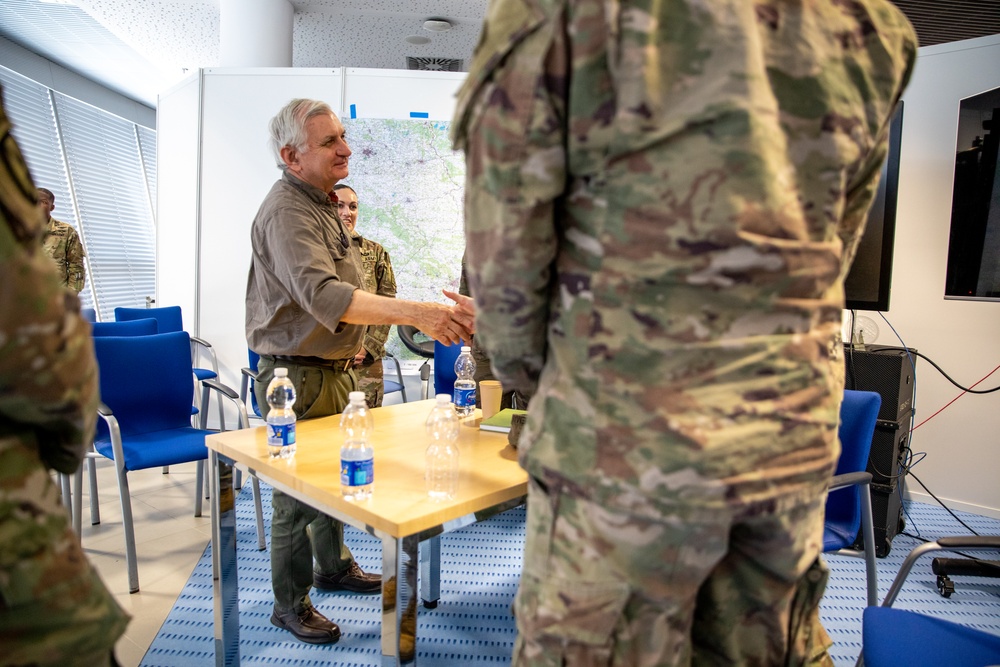 U.S. Senator Jack Reed Visits 82nd Airborne Division in Poland