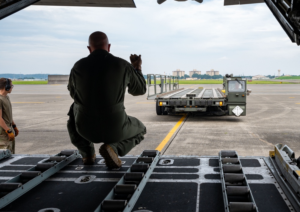 C-130 Hercules arrive to Yokota AB for Mobility Guardian 2023